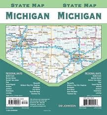 A comprehensive Michigan State Road Map detailing highways, roads, and rivers. Includes regional coverage for Detroit, Grand Rapids, Lansing, Kalamazoo, and many more major cities. A comprehensive Michigan State Road Map detailing highways, roads, and rivers. Includes regional coverage for Detroit, Grand Rapids, Lansing, Kalamazoo, and many more major cities.