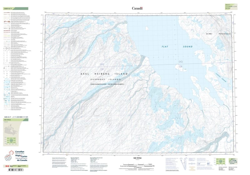 560A01 - NO TITLE - Topographic Map