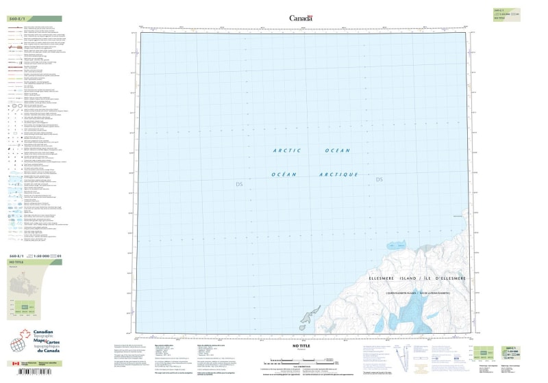 560E01 - NO TITLE - Topographic Map