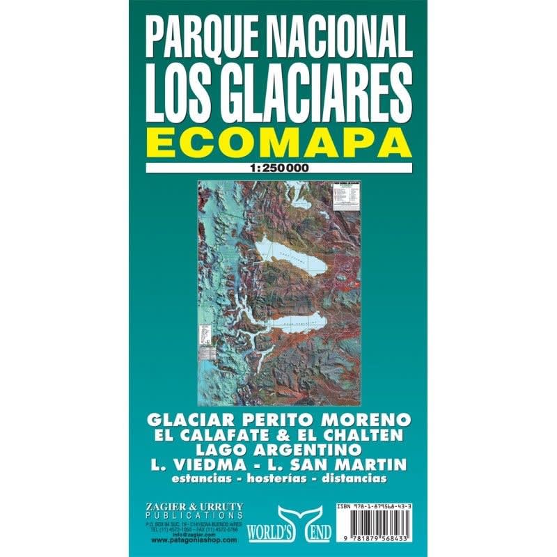 Los Glaciares National Park Ecomap: Perito Moreno Glacier, Fitz Roy & El Chaltén – Zagier y Urruty 1:250,000 Los Glaciares National Park Ecomap: Perito Moreno Glacier, Fitz Roy & El Chaltén – Zagier y Urruty 1:250,000