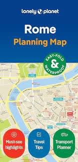 Rome City Map - Waterproof. This compact city map includes a three day itinerary, must see highlights with pictures and locations, travel tips, and a transport planner. Includes the metro lines so that you can get around the city easily.