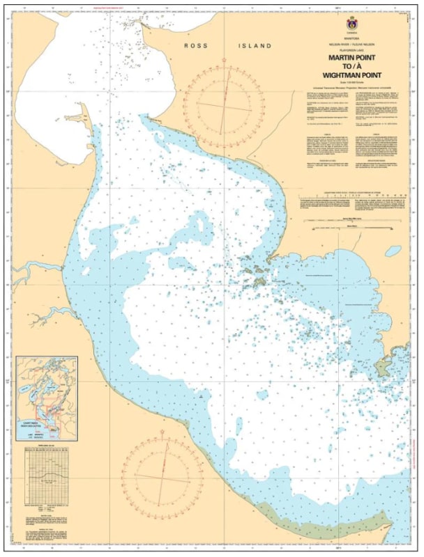Official CHS nautical chart 6260 covering Martin Point to Wightman Point with water depths, navigational aids, and coastal details. Official CHS nautical chart 6260 covering Martin Point to Wightman Point with water depths, navigational aids, and coastal details.