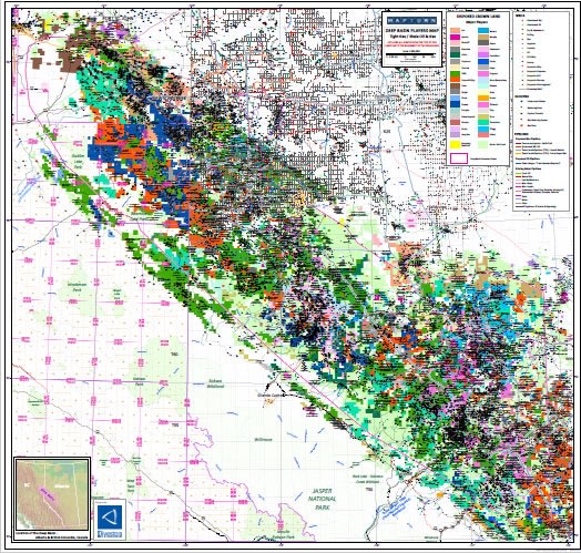 Deep Basin Players Map