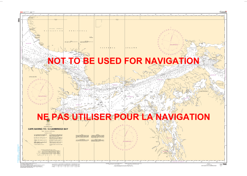 7082 - Cape Baring to Cambridge Bay Nautical Chart. Canadian Hydrographic Service (CHS)'s exceptional nautical charts and navigational products help ensure the safe navigation of Canada's waterways. These charts are the 'road maps' that guide mariners saf