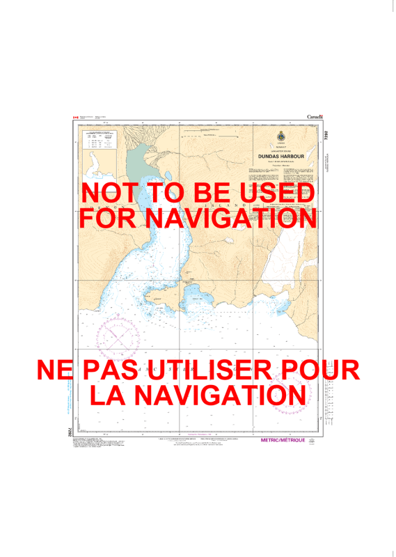 7103 - Approaches to Brevoort Harbour Nautical Chart. Canadian Hydrographic Service (CHS)'s exceptional nautical charts and navigational products help ensure the safe navigation of Canada's waterways. These charts are the 'road maps' that guide mariners s