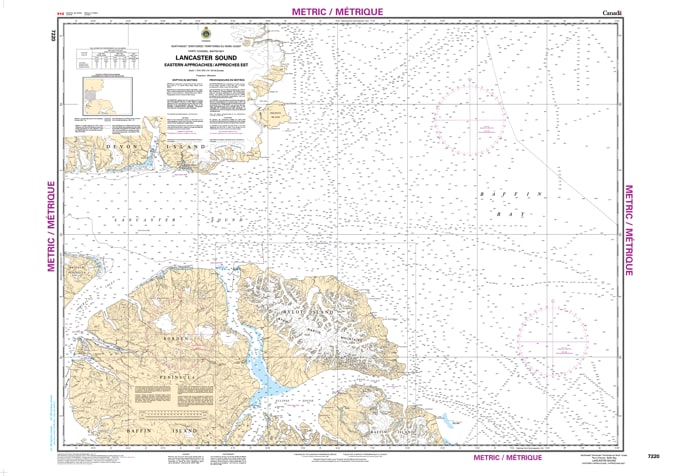 7220 Lancaster Sound Eastern Approaches nautical chart by Canadian Hydrographic Service 7220 Lancaster Sound Eastern Approaches nautical chart by Canadian Hydrographic Service