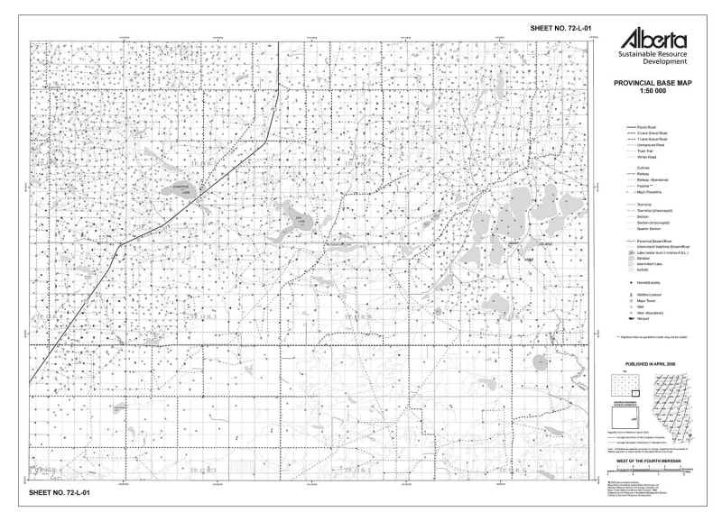72L01R Alberta Resource Access Map