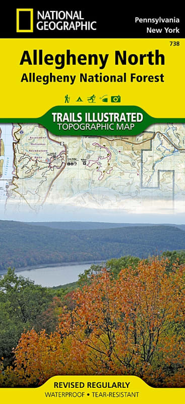 738 Allegheny North Allegheny National Forest National Geographic Trails Illustrated