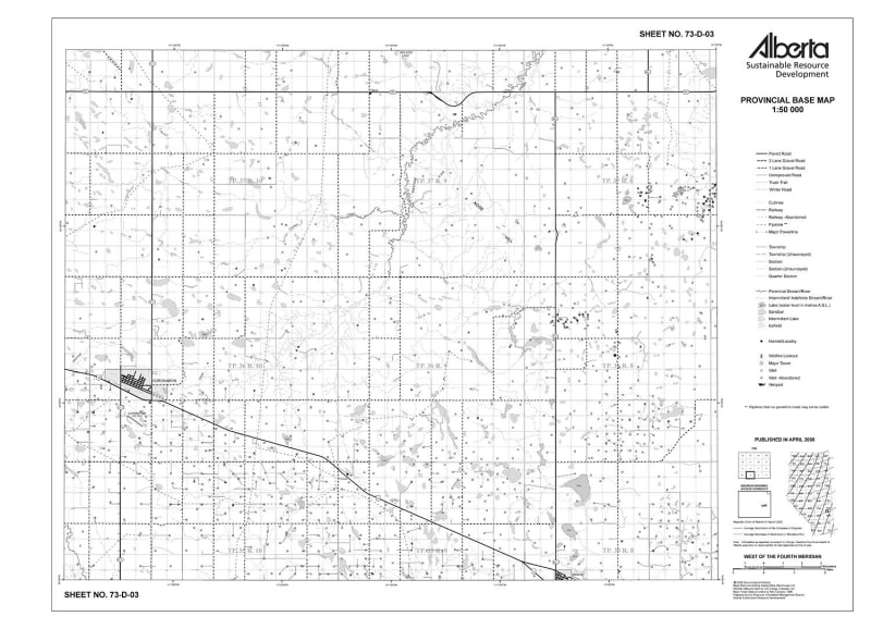 73D03R Alberta Resource Access Map