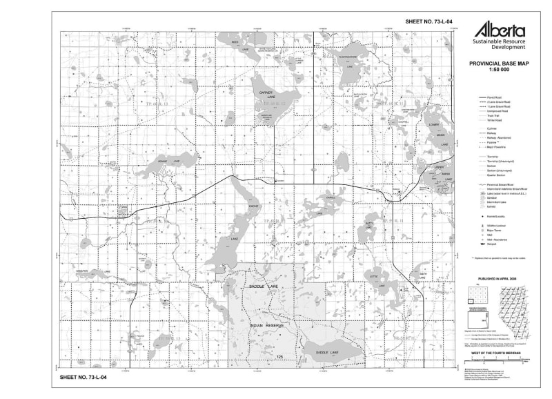 73L04R Alberta Resource Access Map