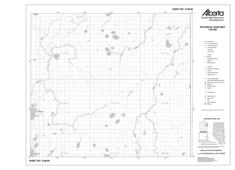 73M09R Alberta Resource Access Map
