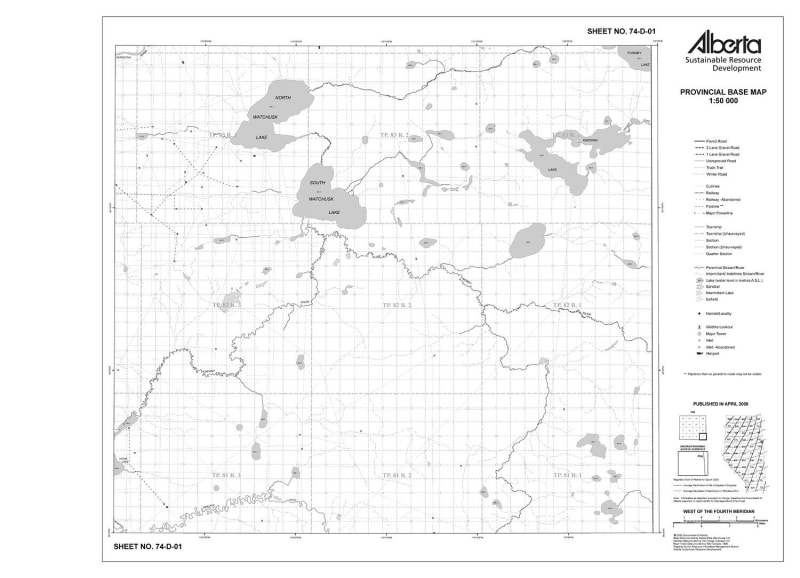 74D01R Alberta Resource Access Map