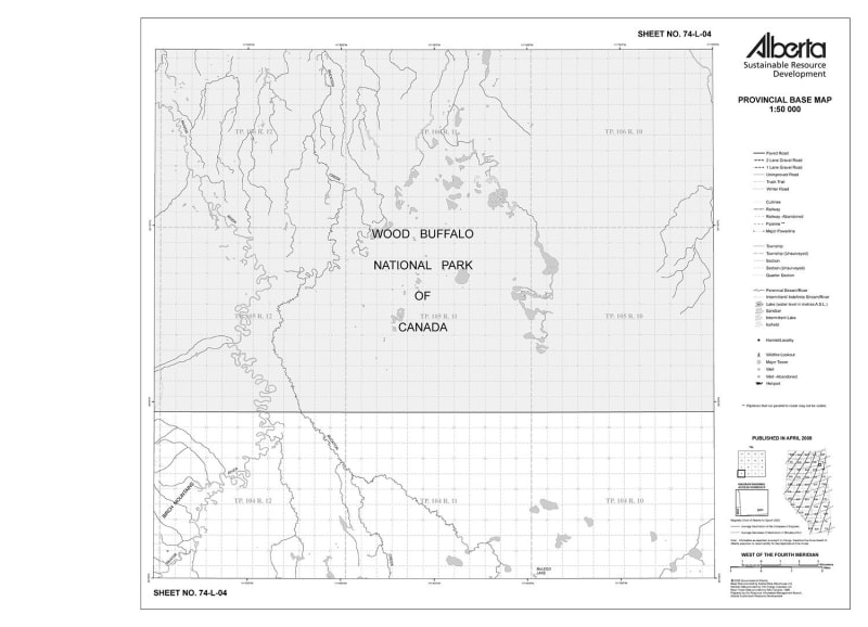 74L04R Alberta Resource Access Map