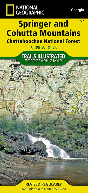 777 Springer and Cohutta Mountains Chattahoochee National Forest National Geographic Trails Illustrated