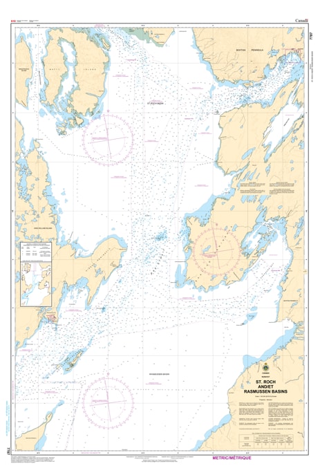 Navigate the St. Roch and Rasmussen Basins safely with CHS Chart 7787. Official 2026 depth data and navigation aids for Gjoa Haven approaches and the Northwest Passage. Navigate the St. Roch and Rasmussen Basins safely with CHS Chart 7787. Official 2026 depth data and navigation aids for Gjoa Haven approaches and the Northwest Passage.