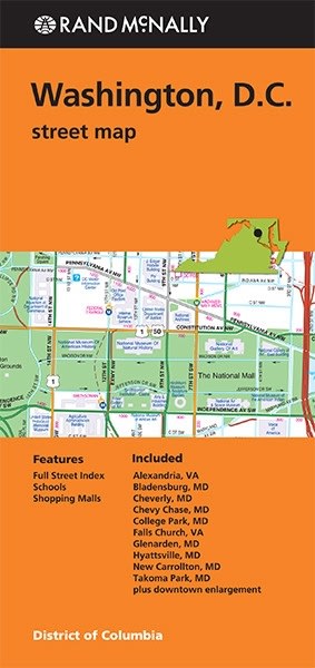 Washington DC Street Map. A must have for anyone traveling in and around this part of District of Columbia, offering unbeatable accuracy and reliability at a great price. Our trusted cartography shows all Interstate, U.S., state, and county highways, alon