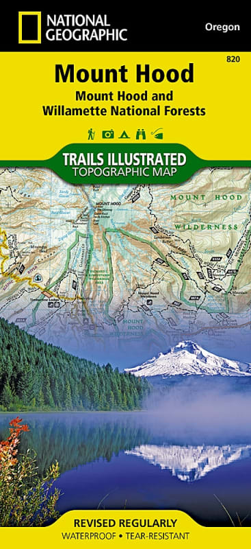 Mount Hood & Willamette National Forests Trail map. Located just outside of Portland, Mt. Hood is the tallest peak in Oregon, the fourth highest in the Cascade Range, and a premier destination for outdoor enthusiasts. The mountain has six ski areas, the r