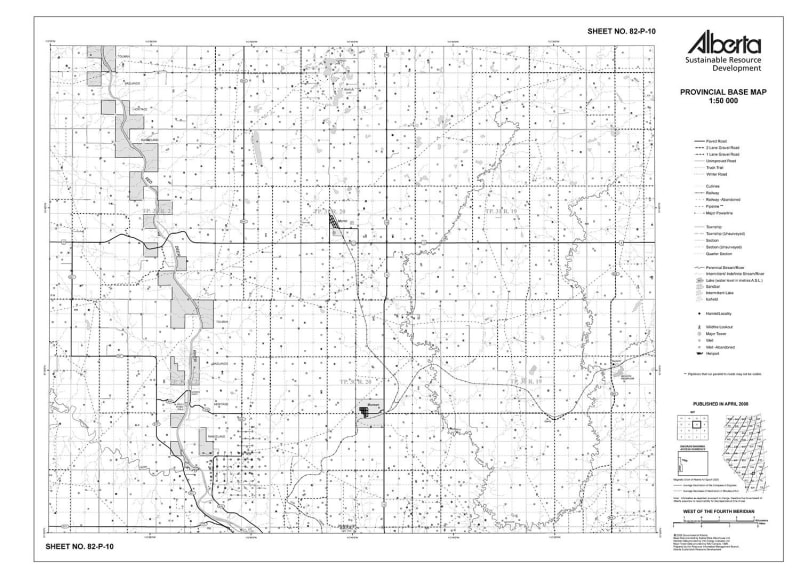 82P10R Alberta Resource Access Map