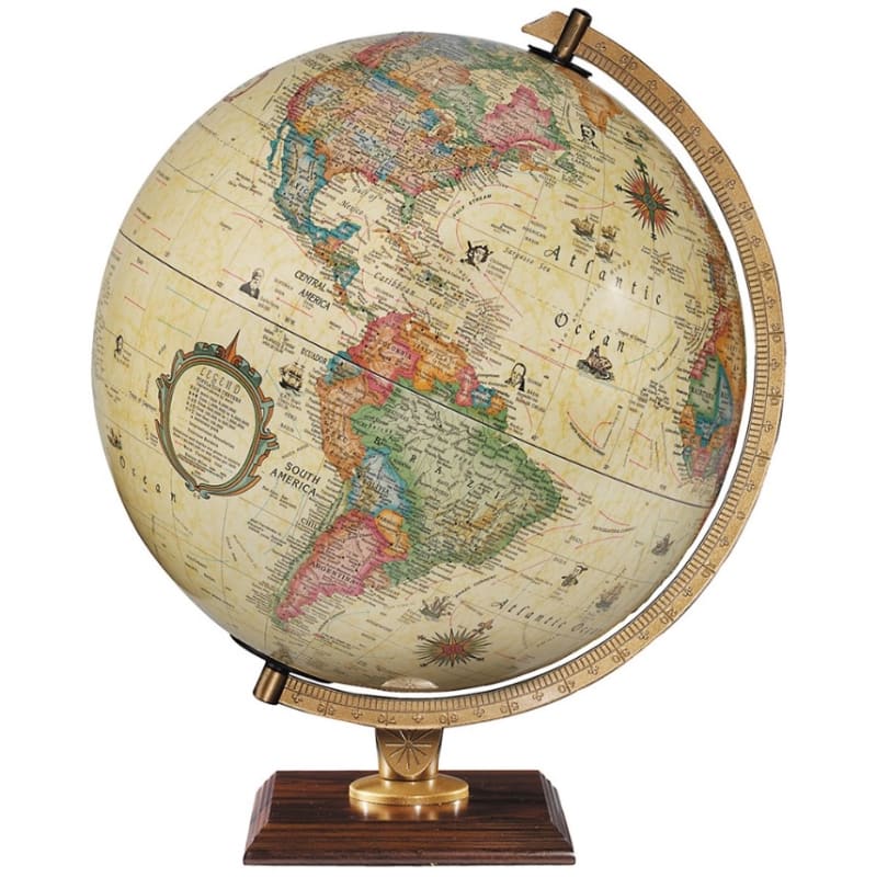 Discover the best of both worlds with the Carlyle 12-inch Illuminated Raised Relief Globe. This stunning desktop globe is the only antique-style model to feature both tactile raised relief and brilliant internal illumination, making it a truly exceptional Discover the best of both worlds with the Carlyle 12-inch Illuminated Raised Relief Globe. This stunning desktop globe is the only antique-style model to feature both tactile raised relief and brilliant internal illumination, making it a truly exceptional