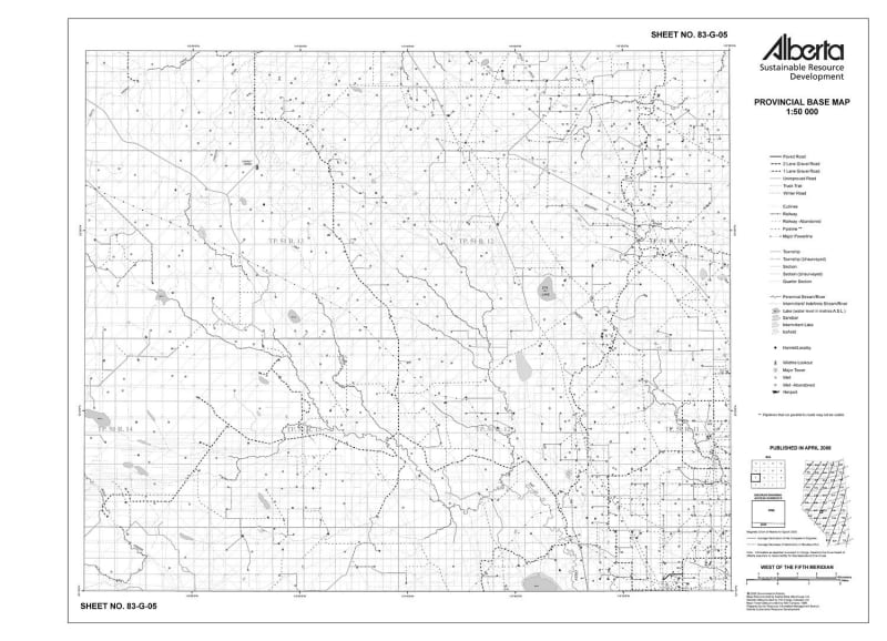 83G05R Alberta Resource Access Map