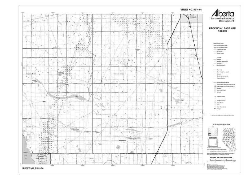 83H04R Alberta Resource Access Map