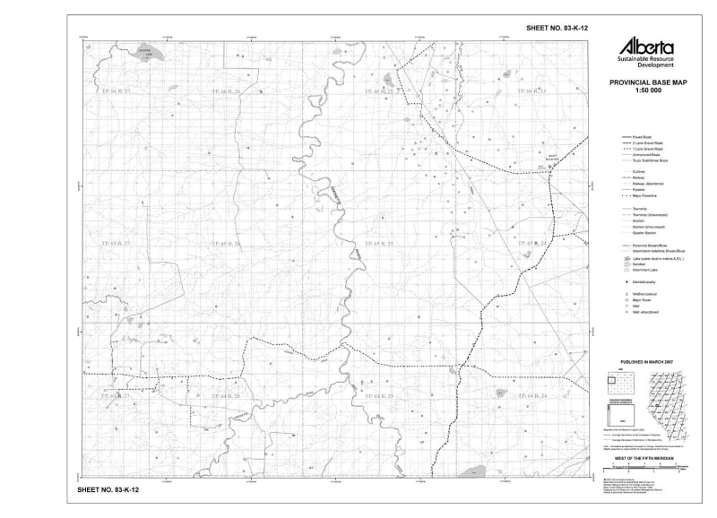 83K12R Alberta Resource Access Map