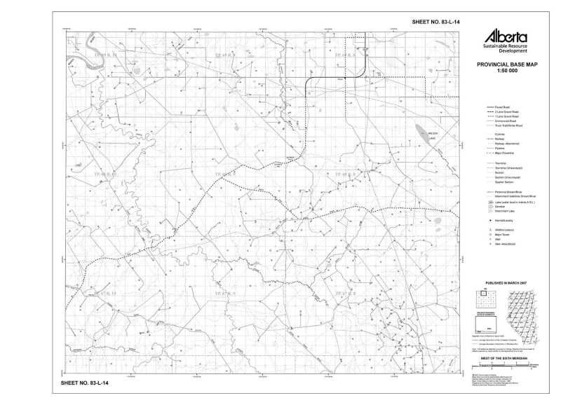 83L14R Alberta Resource Access Map