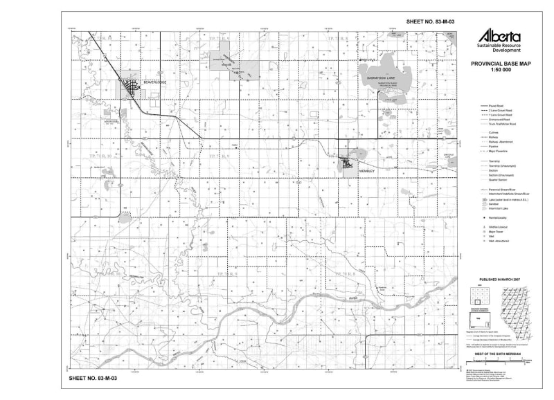 83M03R Alberta Resource Access Map
