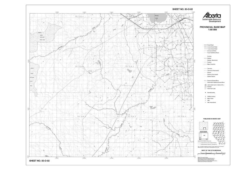 83O02R Alberta Resource Access Map