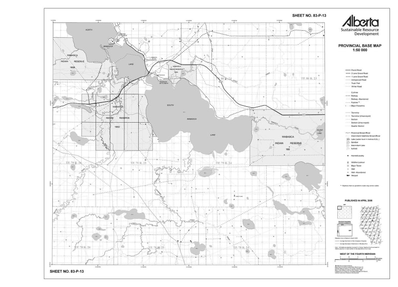 83P13R Alberta Resource Access Map