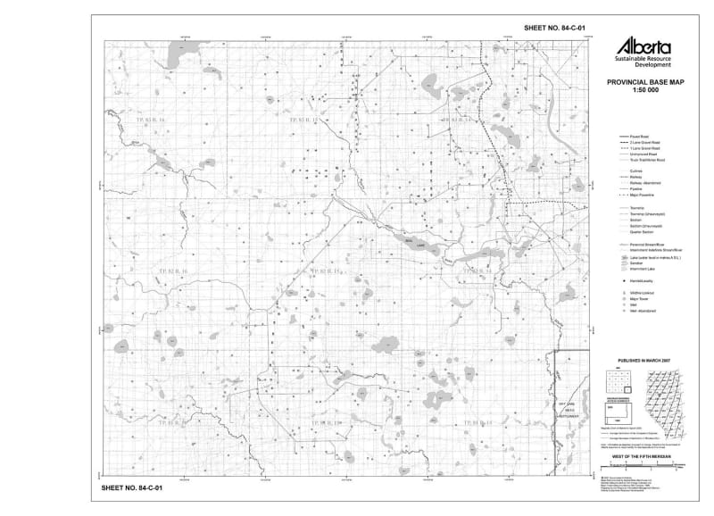 84C01R Alberta Resource Access Map