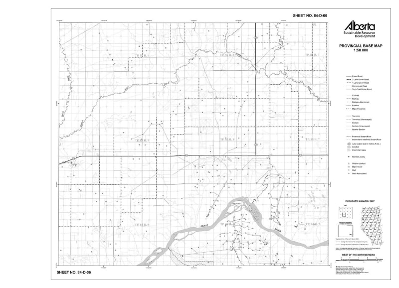 84D06R Alberta Resource Access Map