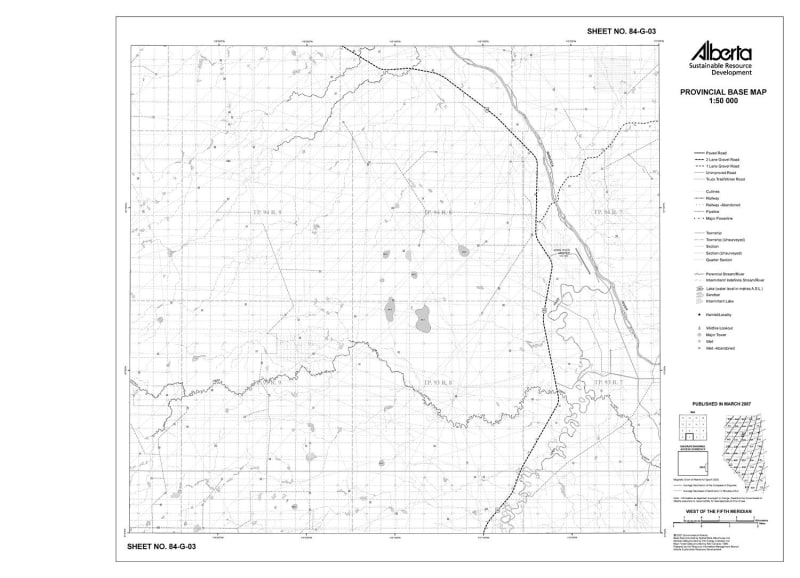 84G03R Alberta Resource Access Map
