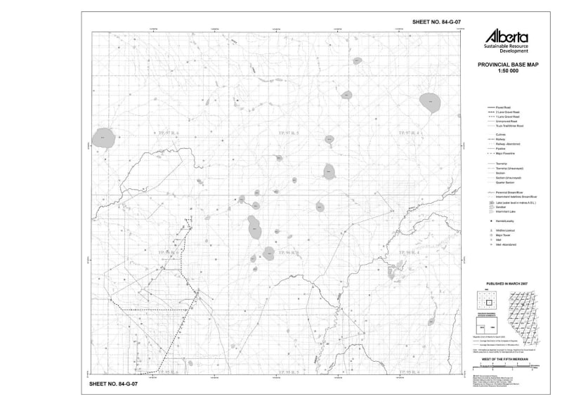 84G07R Alberta Resource Access Map