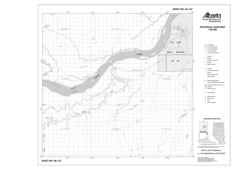 84J07R Alberta Resource Access Map