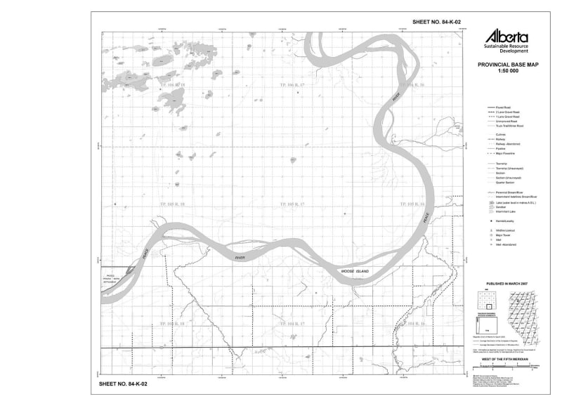 84K02R Alberta Resource Access Map