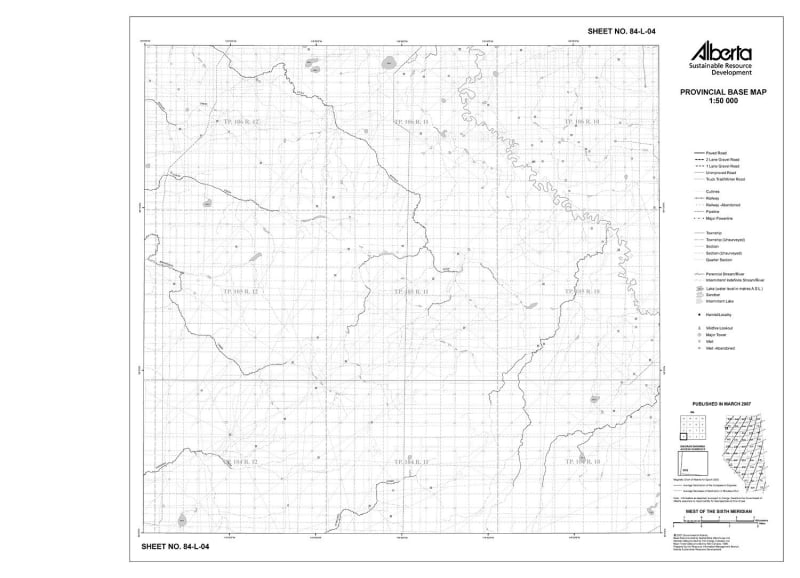 84L04R Alberta Resource Access Map