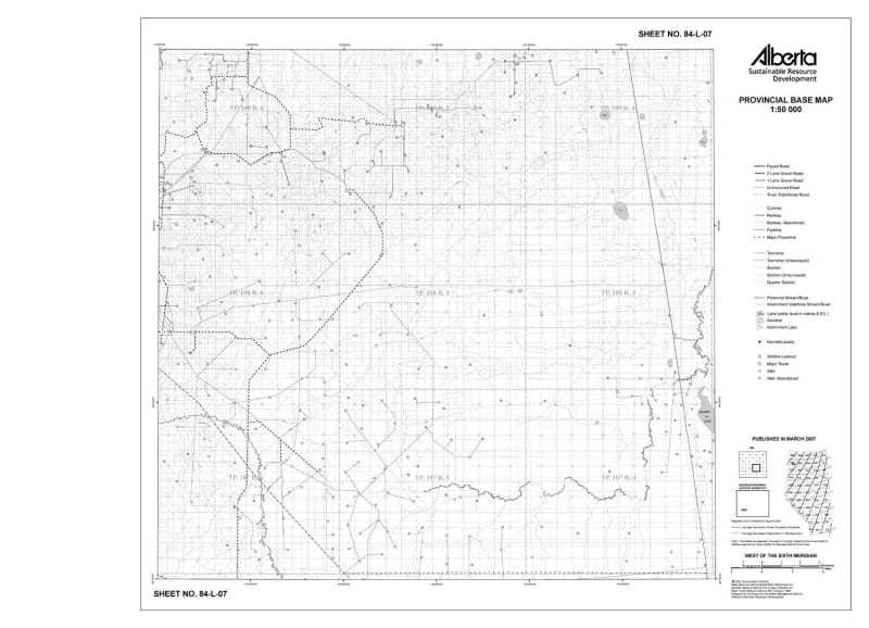 84L07R Alberta Resource Access Map