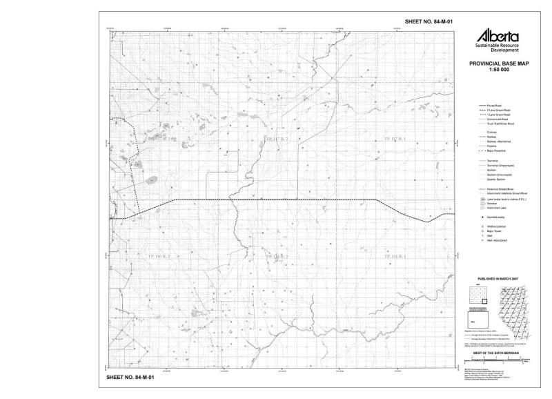 84M01R Alberta Resource Access Map