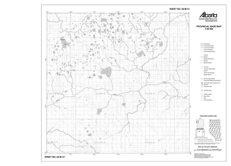 84M12R Alberta Resource Access Map