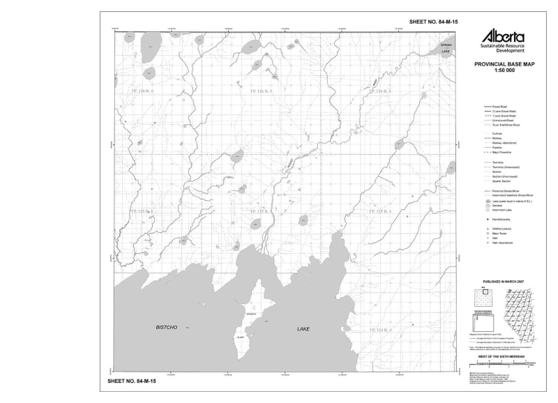 84M15R Alberta Resource Access Map