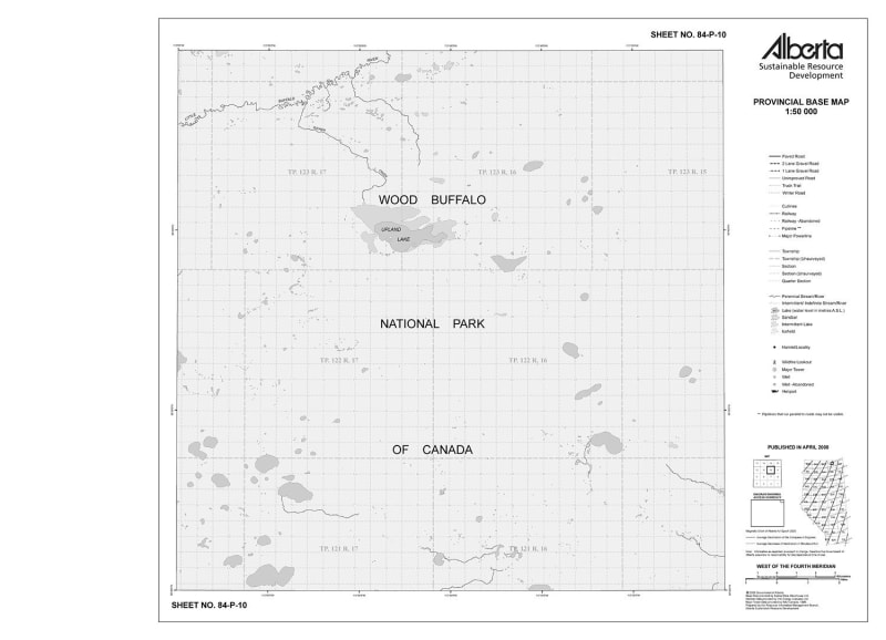 84P10R Alberta Resource Access Map