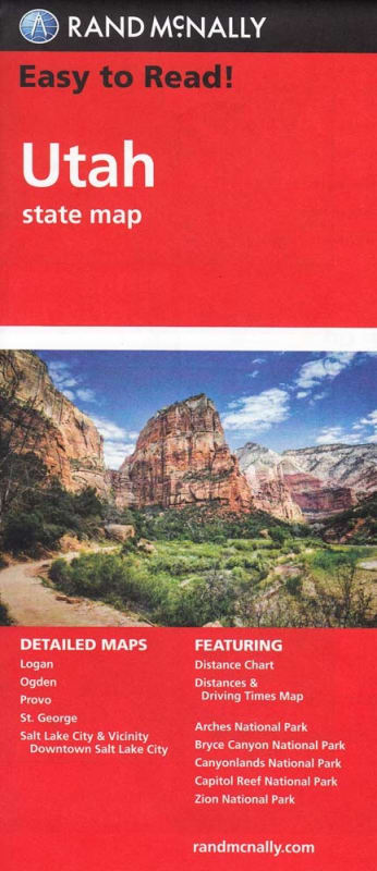 Navigate Utah's stunning landscapes and "Mighty 5" national parks with the Rand McNally Utah Travel & Road Map. This folded map offers unbeatable accuracy, with detailed maps of cities and national parks like Zion and Arches. Navigate Utah's stunning landscapes and "Mighty 5" national parks with the Rand McNally Utah Travel & Road Map. This folded map offers unbeatable accuracy, with detailed maps of cities and national parks like Zion and Arches.