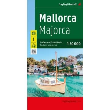 Mallorca Travel & Adventure map. Mallorca, the largest of Spain's Balearic Islands, is renowned for its stunning coastline, vibrant culture, and picturesque landscapes. Situated in the Mediterranean Sea, Mallorca offers a diverse array of attractions, fro