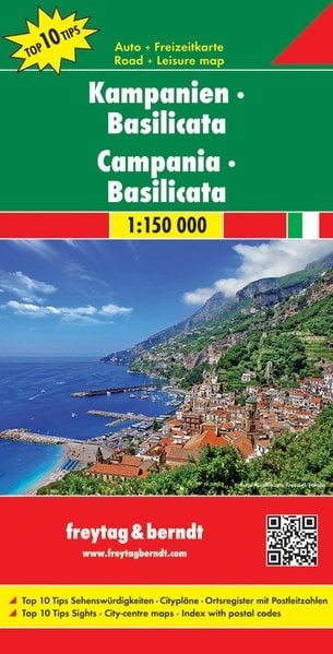 Your essential road map for Campania & Basilicata (1:150k). Navigate the Amalfi Coast, Naples, Pompeii, and Matera (Sassi). Includes city plans and Top 10 Sights. Your essential road map for Campania & Basilicata (1:150k). Navigate the Amalfi Coast, Naples, Pompeii, and Matera (Sassi). Includes city plans and Top 10 Sights.