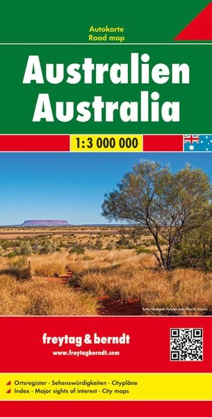 Australia Detailed Travel & Road Map. Includes inset maps of Brisbane, Sydney and Melbourne. Freytag & Berndt road maps are available for many countries and regions worldwide. In addition to the clear design, and shaded relief these road maps have a lot o