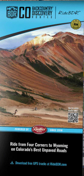 4th Edition Colorado Backcountry Discovery Route Map by Butler Maps showing the COBDR route. 4th Edition Colorado Backcountry Discovery Route Map by Butler Maps showing the COBDR route.