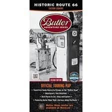 Experience the legendary Route 66 like never before with Butler Maps Route 66 Two-Map Set. This comprehensive guide covers the entire length of Americas most iconic highway, split into two maps, one for the Western U.S. and one for the Eastern U.S. ensuri