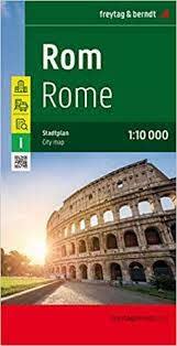 Detailed city map of Rome. Visit some of the worlds most beloved sites such as the Coliseum, Trevi Fountain, the Spanish Steps and the Pallitino and lesser sites such as the catacombs.  Includes tourist information and a detailed street index. Languages o