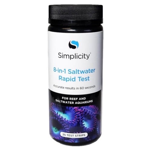 Simplicity 8-in-1 Saltwater Rapid Test, 25 Test Strips